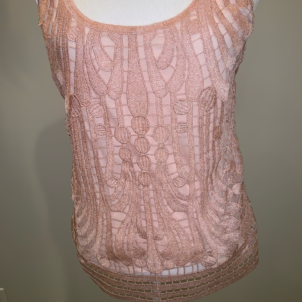 Pink Lace Tank - Picture 2 of 4